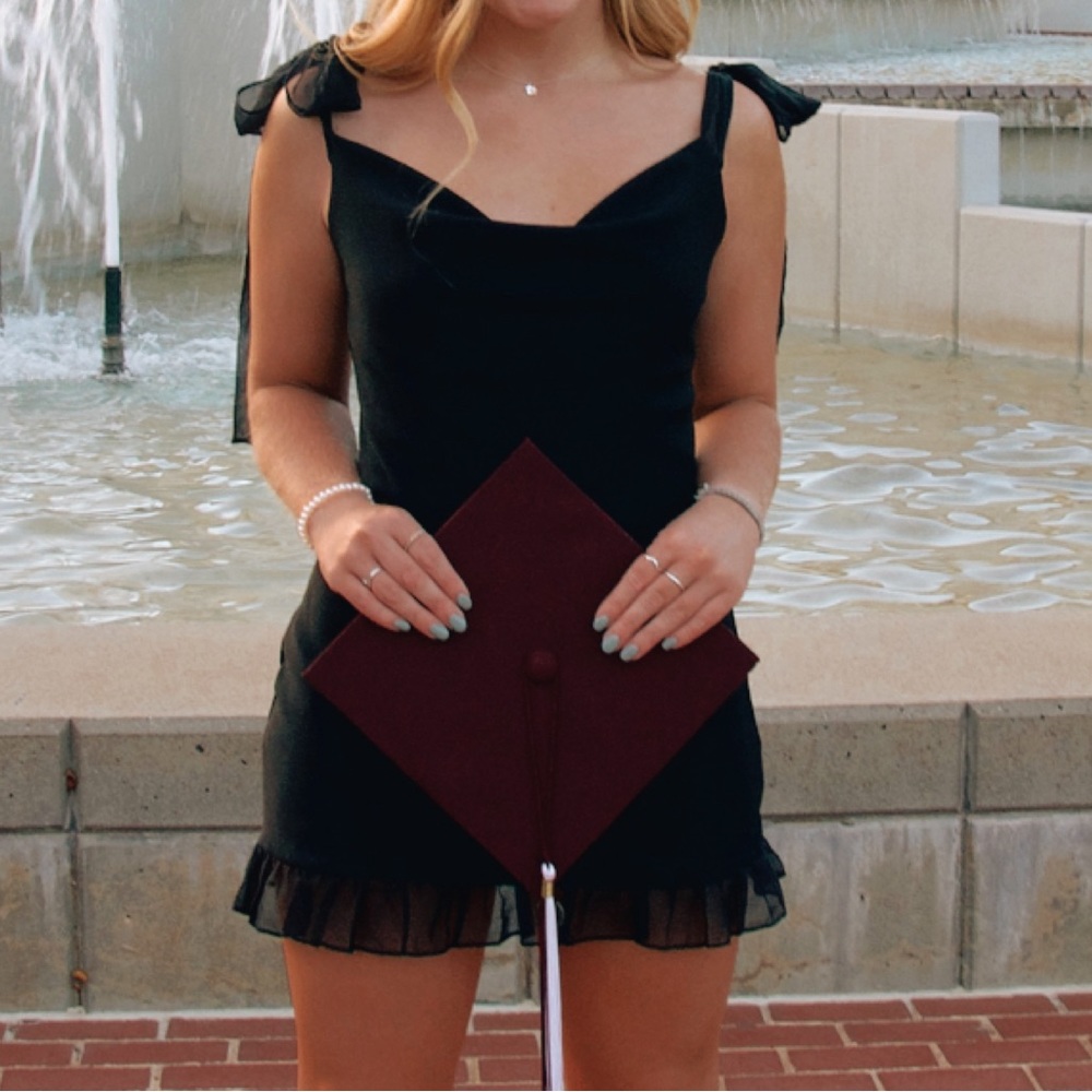 Lucy in the Sky Chiffon Slip Dress - Picture 4 of 5